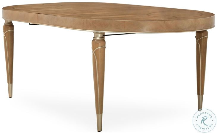 Villa Cherie Caramel Extendable Oval Dining Table