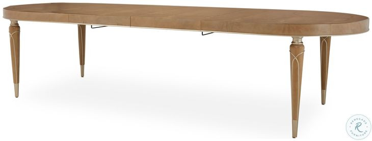 Villa Cherie Caramel Extendable Oval Dining Table