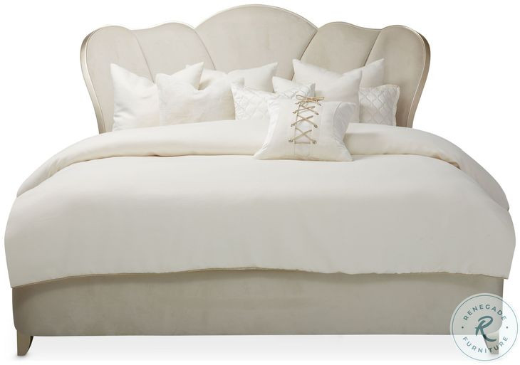 Villa Cherie Caramel California King Channel Tufted Upholstered Platform Bed