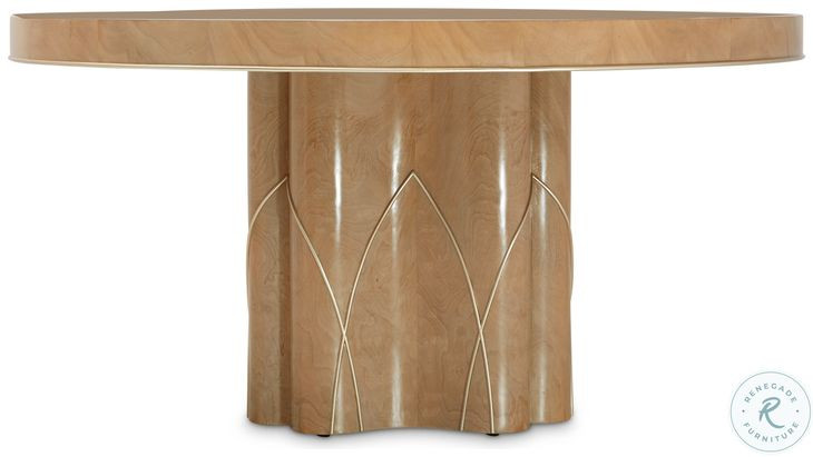 Villa Cherie Caramel Round Dining Table