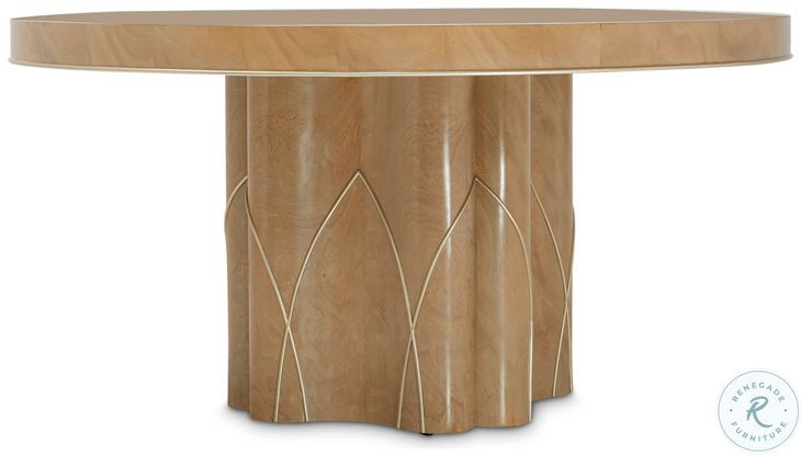 Villa Cherie Caramel Round Dining Room Set