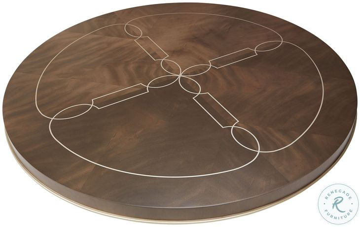 Villa Cherie Hazelnut Round Dining Table