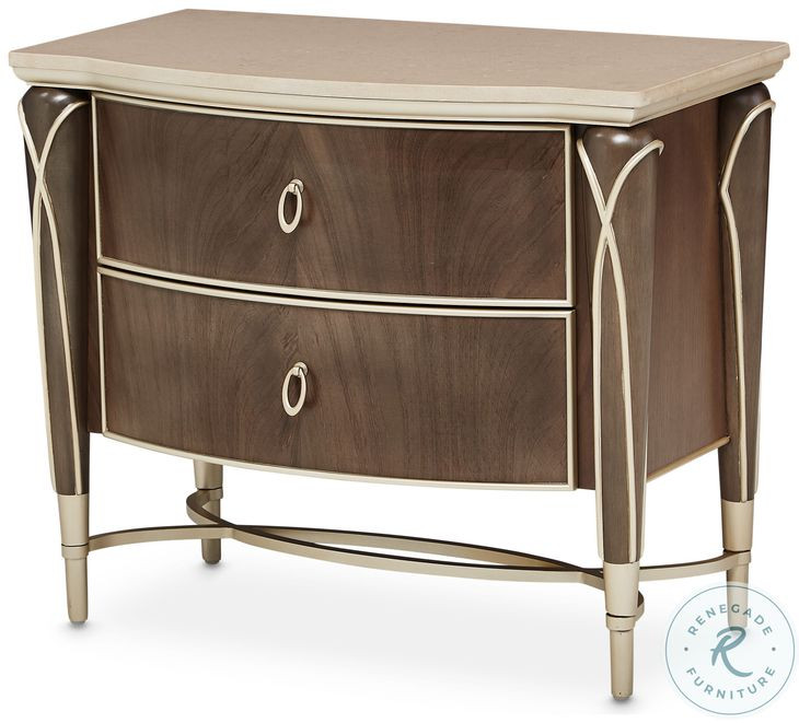 Villa Cherie Hazelnut Nightstand