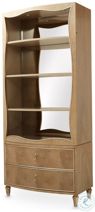 AICO/Michael Amini Villa Cherie Bookcase - Thumbnail 5