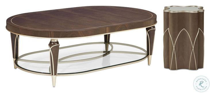 Villa Cherie Hazelnut End Table