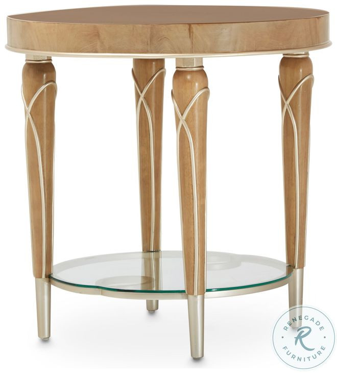Villa Cherie Caramel End Table