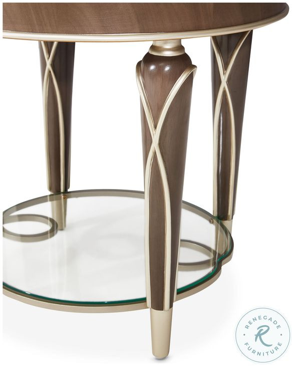 Villa Cherie Hazelnut End Table