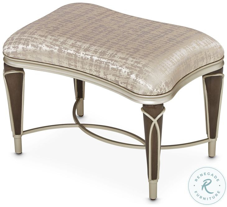 Villa Cherie Hazelnut Ottoman