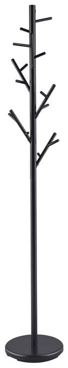 Clover Black 12 Hooks Coat Rack