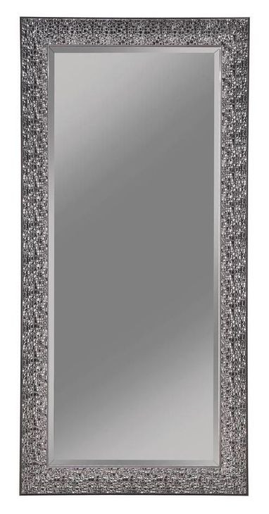 Rollins Black Floor Mirror