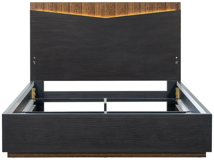 Kayner Charcoal Platform Bedroom Set