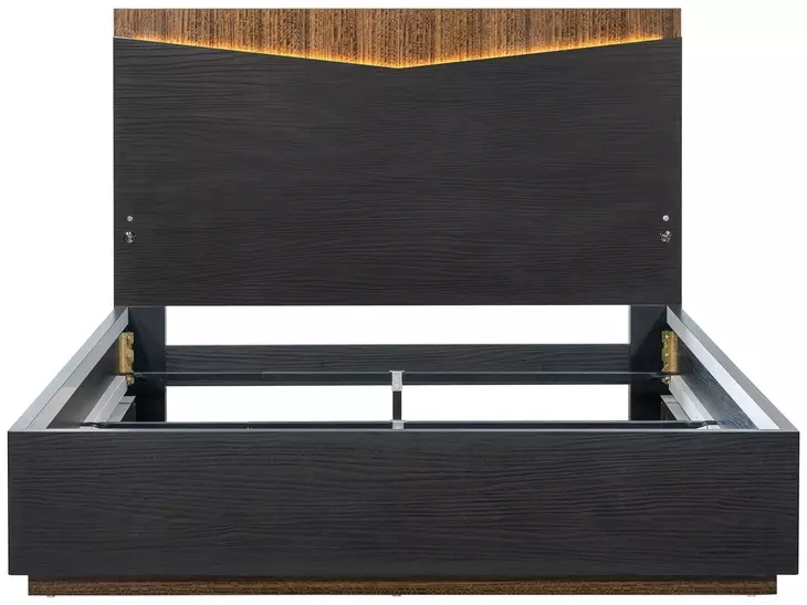 Kayner Charcoal Platform Bedroom Set