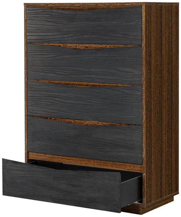 Kayner Charcoal Platform Bedroom Set