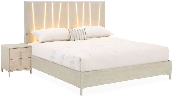 Ivory Cove Sand Panel Bedroom Set