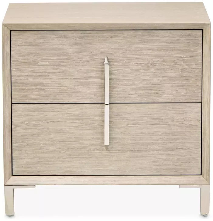 Lotus Bay Sand 2 Drawer Large Nightstand