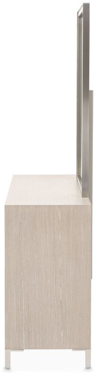 Lotus Bay Sand 6 Drawer Large Dresser with Mirror