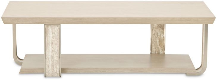 Lotus Bay Sand Rectangular Cocktail Table