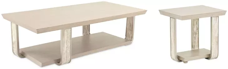 Lotus Bay Sand Occasional Table Set