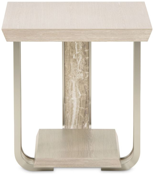 Lotus Bay Sand Rectangular End Table