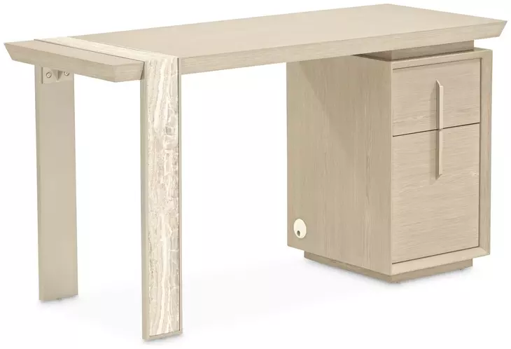 Lotus Bay Sand Vanity Desk