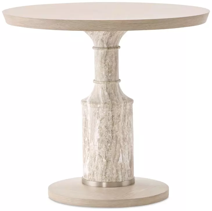 Lotus Bay Sand 40" Round Gathering Table