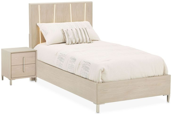 Ivory Cove Sand Yout Panel Bedroom Set