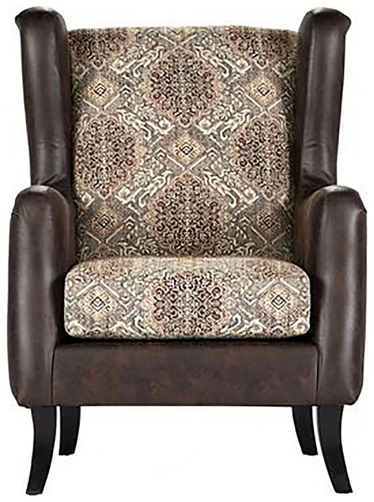 Elmbrook Brown Wingback Accent Chair