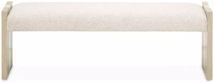 Lotus Bay Tusk Upholstered 56" Accent Bench