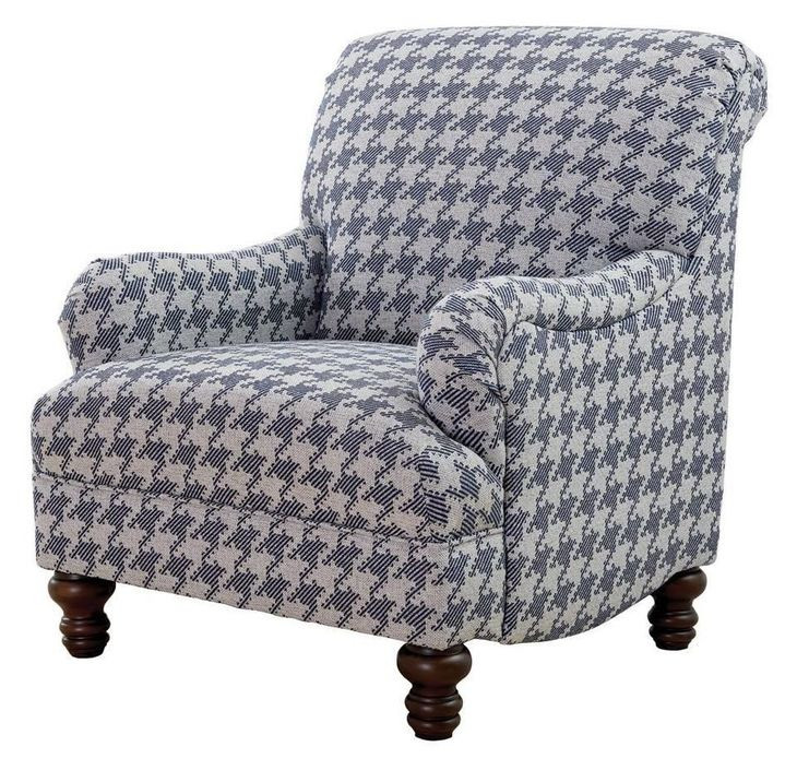 Glenn Blue Accent Chair