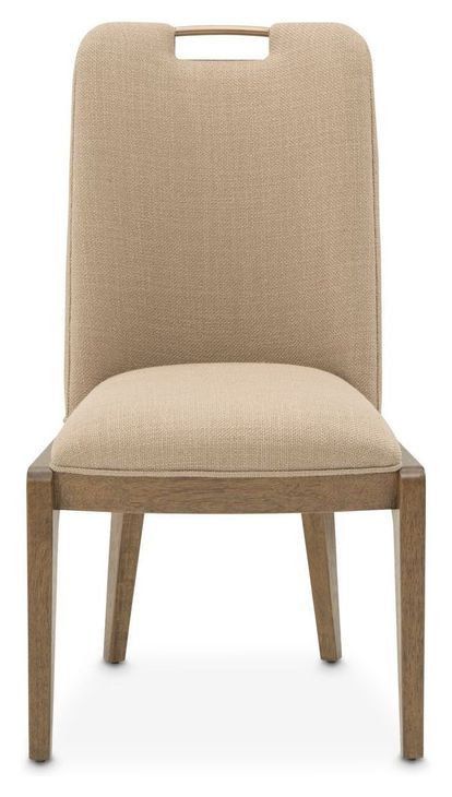 Portrait Toffee Upholstered Dining Side Chair Set of 2