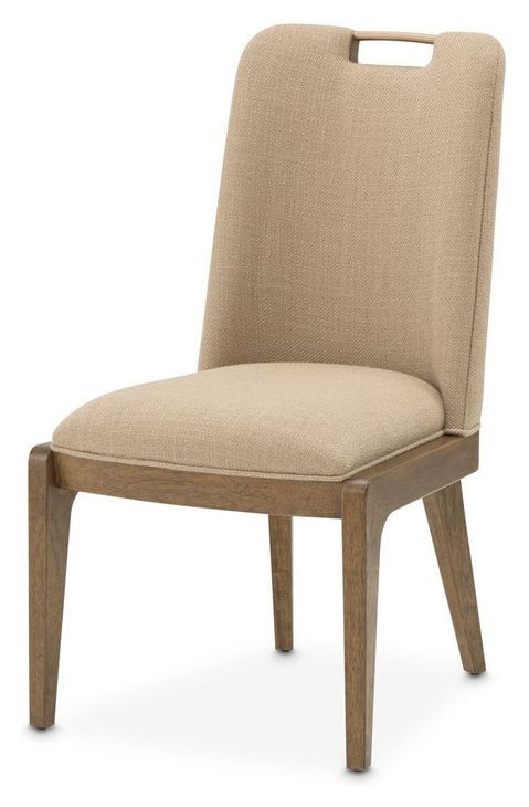 Portrait Toffee Upholstered Dining Side Chair Set of 2