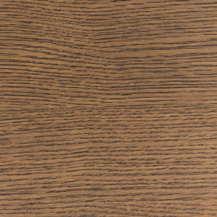 Portrait Sienna Brown and Creamy Peach Square End Table