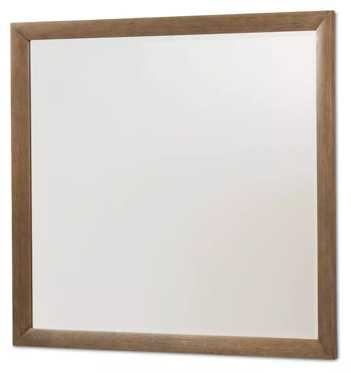Portrait Sienna Brown Rectangular Wall Mirror