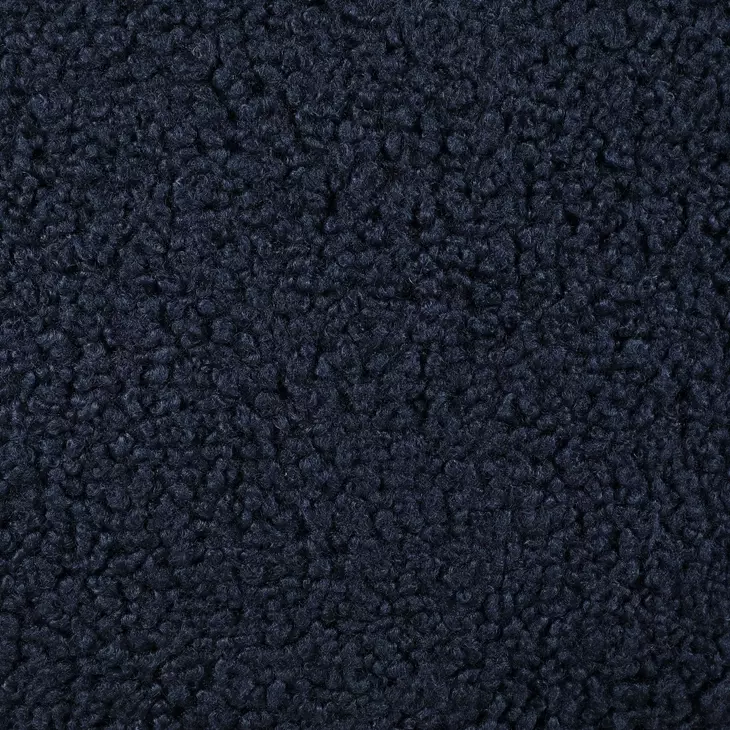 Zonie Blue Boucle Barrel Back Accent Chair