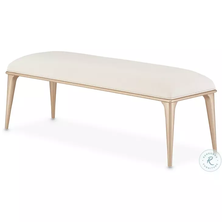 La Rachelle Medium Champagne Bed Bench