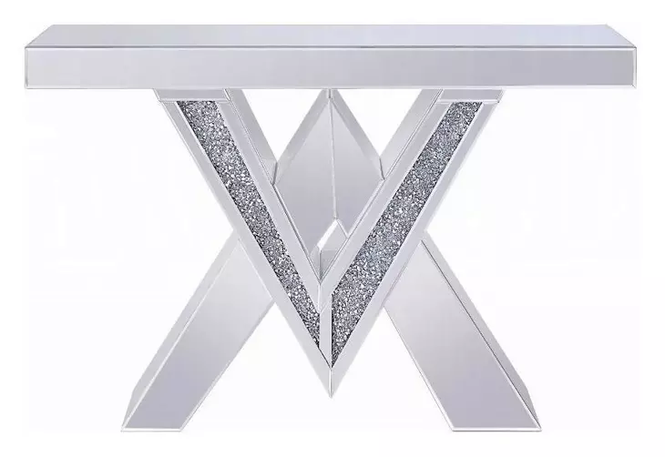 Noralie Silver 47" Rectangular Console Table