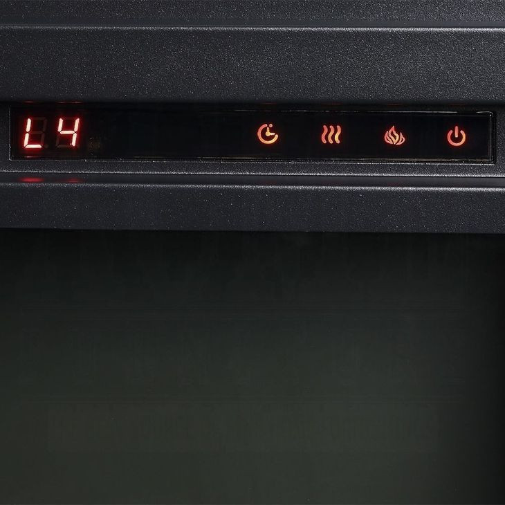 Noralie Silver 42" High Rectangular Electric Fireplace