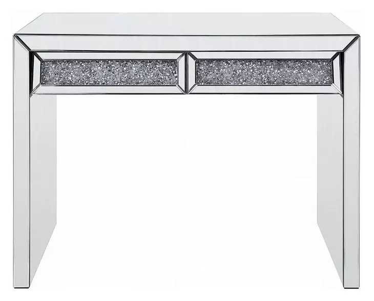 Noralie Silver and Gray 43" Rectangular Console Table