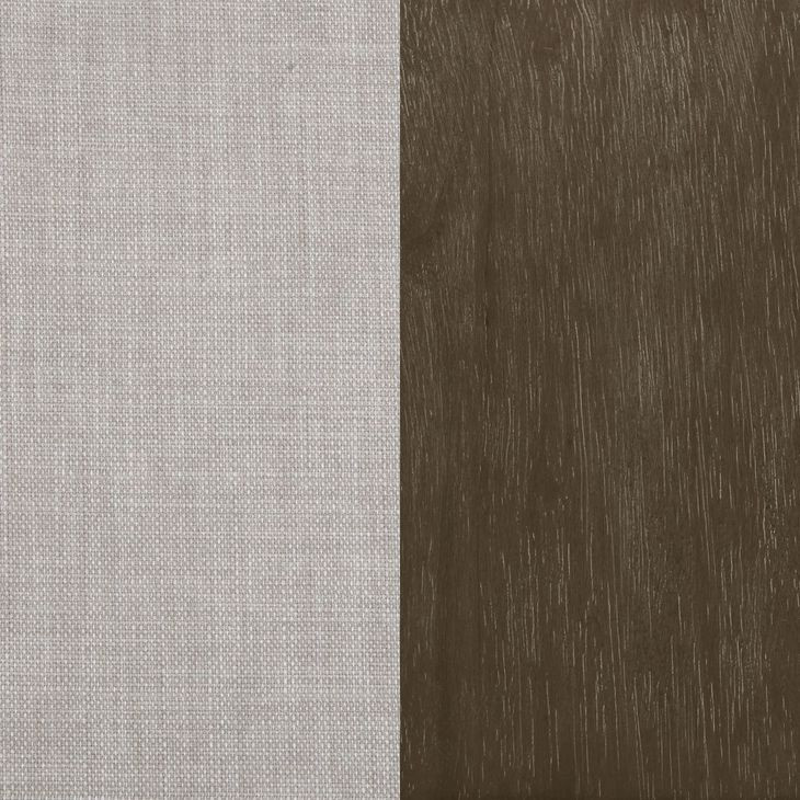 Blanchett Beige And Natural Accent Chair