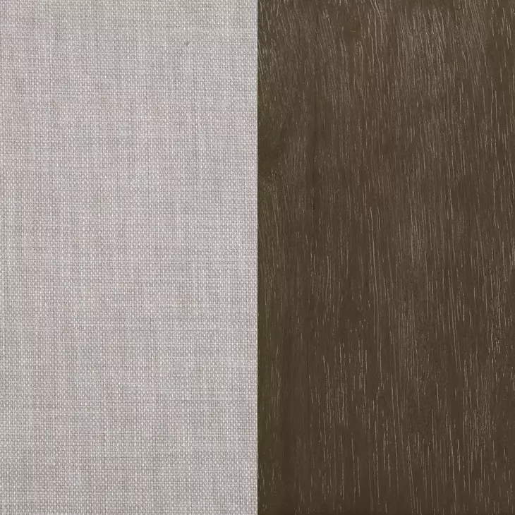 Blanchett Beige And Natural Accent Chair