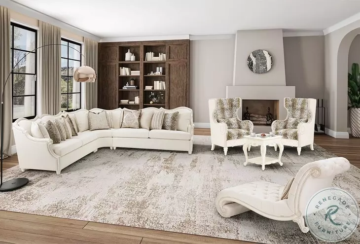 Chamberi French Vanilla LAF Sectional
