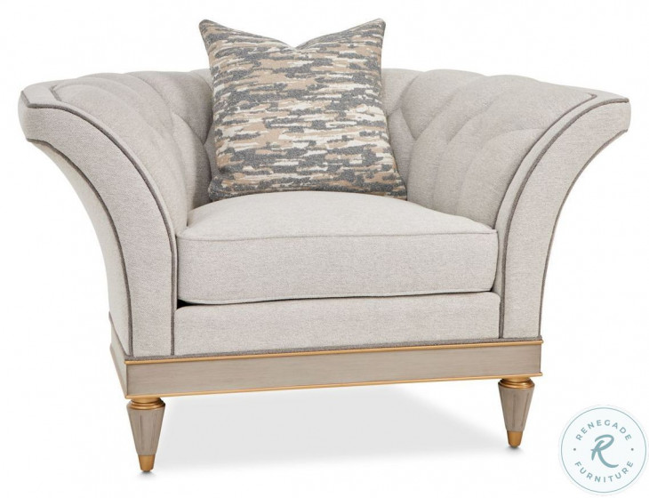 St. Helena Dove Gray and Cirrus Matching Chair