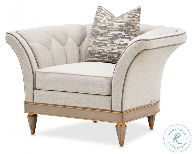 St. Helena Dove Gray and Cirrus Matching Chair