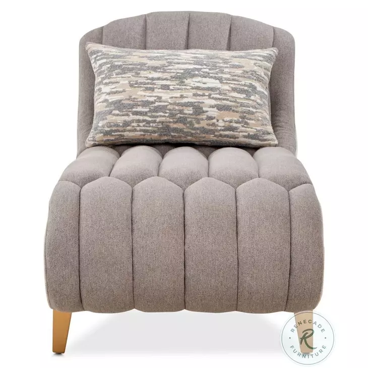 St. Charles Dove Gray 31" Chaise