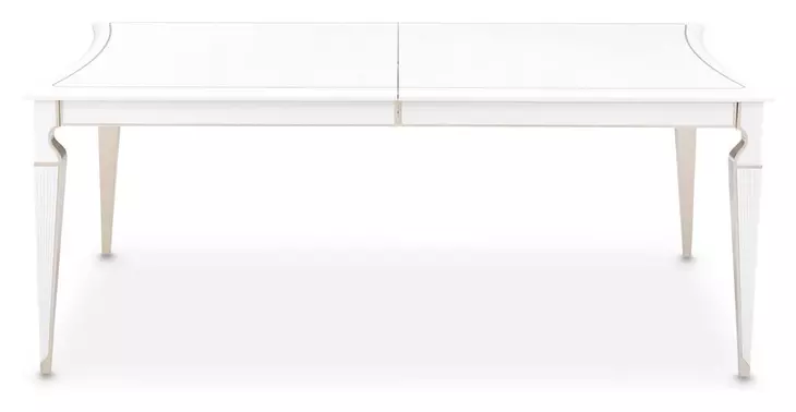 La Marisia Creamy Pearl 100" Extendable Rectangular Dining Table