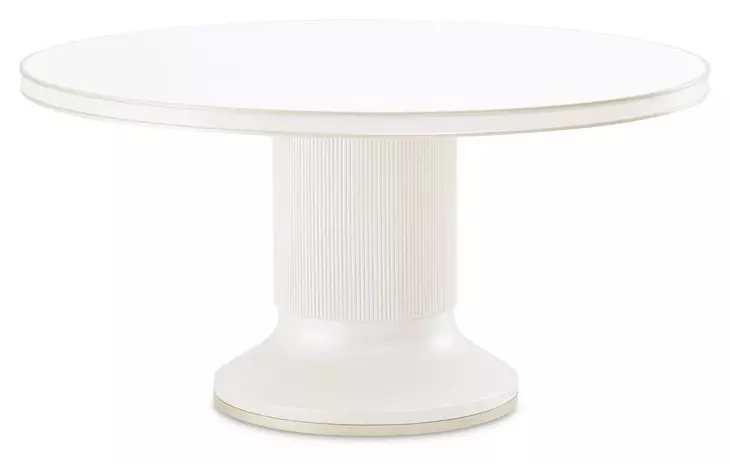 La Marisia Creamy Pearl 60" Round Dining Table