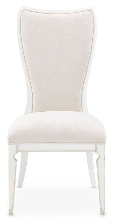La Marisia Creamy Pearl and Tranquil Dining Side Chair