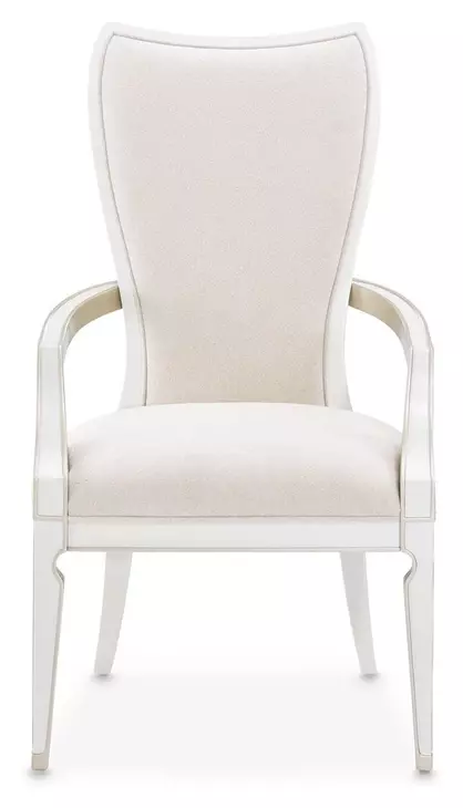 La Marisia Creamy Pearl and Tranquil Dining Arm Chair