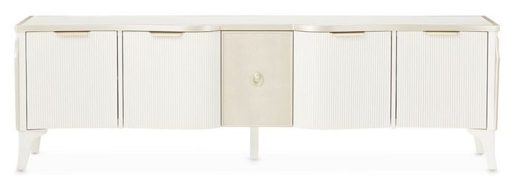 La Marisia Creamy Pearl 80" Media Cabinet