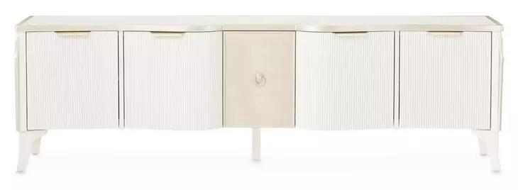 La Marisia Creamy Pearl 80" Media Cabinet